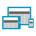 Your website will be created with a responsive design for mobile and other devices in mind